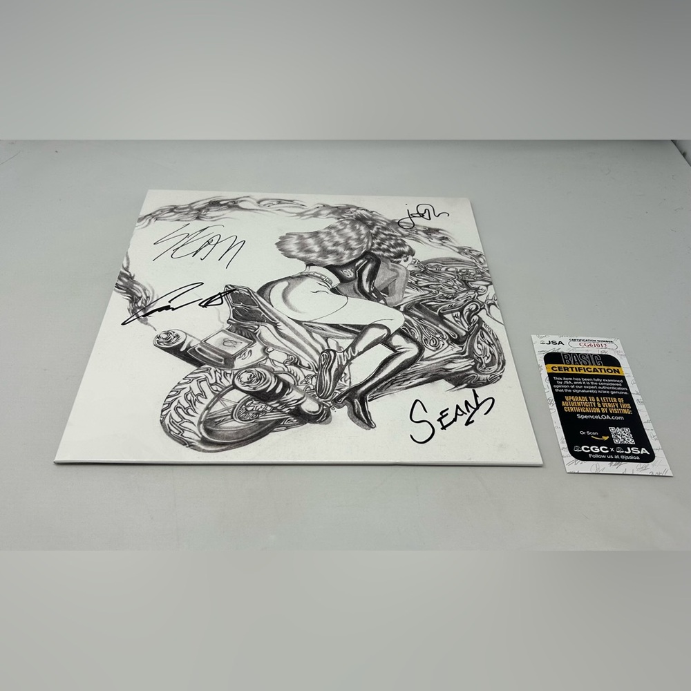 Courting signed Lust For Life Album JSA‎ COA